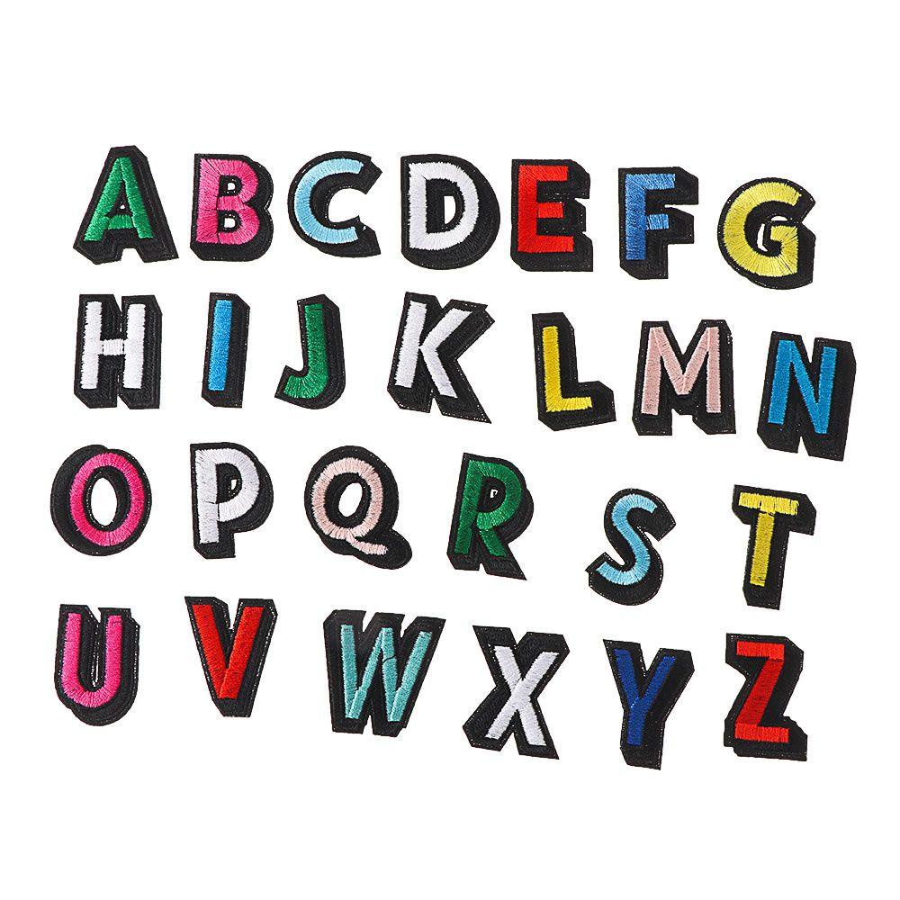 Bộ 26 Miếng Vá Quần Áo Hình Chữ Cái