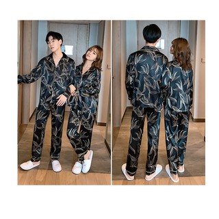 Đồ mặc nhà Pijama lụa bóng Quảng Châu cao cấp