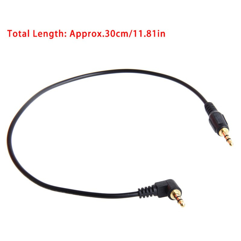Dây Cáp Âm Thanh Ngắn 30cm 3.5mm 90 Độ