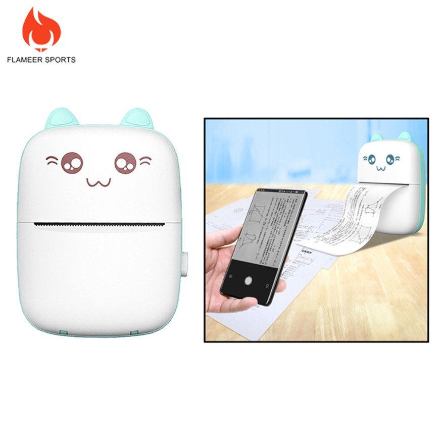 Máy In Nhiệt Thể Thao Mini Bỏ Túi Màu Xanh Lam 57x30mm