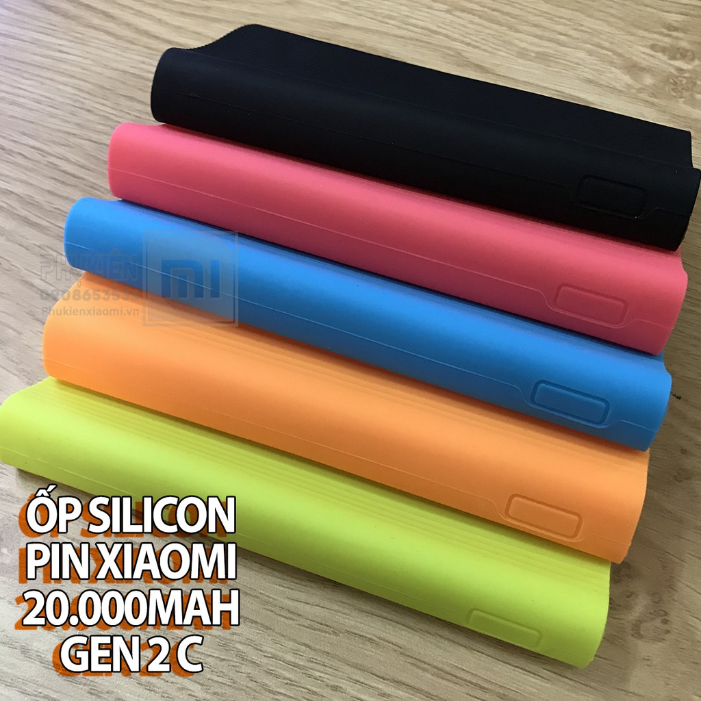 FREESHIP ĐƠN 99K_Bao ốp silicon dành cho Pin sạc dự phòng Xiaomi 20000mAh Gen 2C