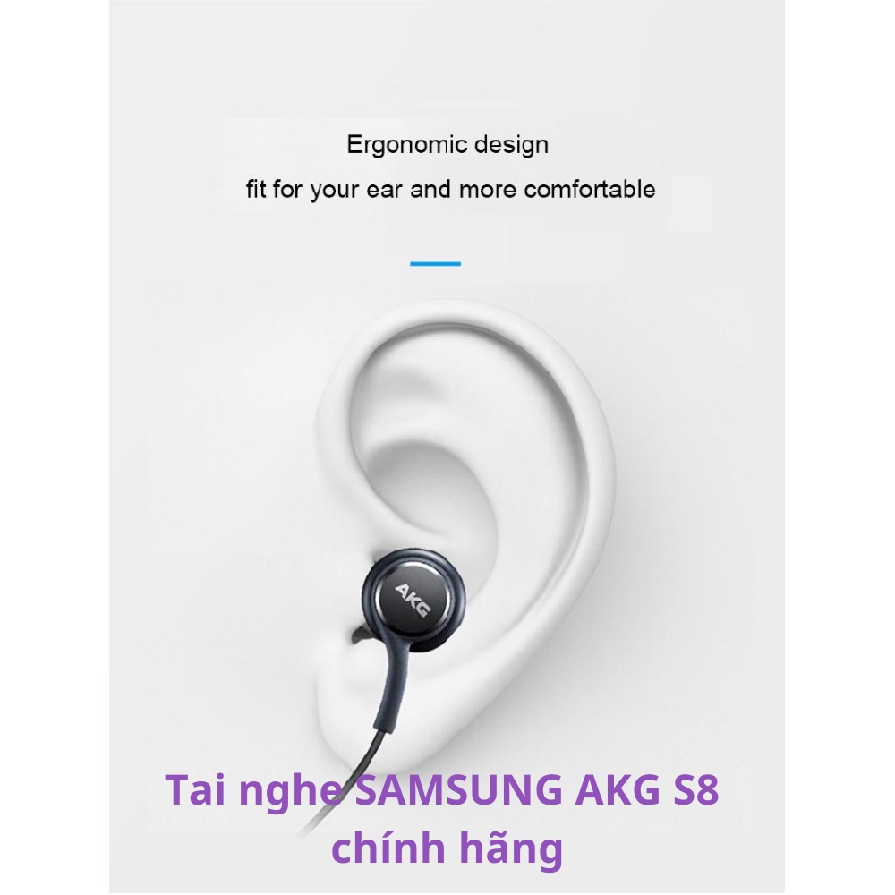 Tai Nghe Samsung Akg S8 Tueman, Tai Nghe Có Dây Nhét Tai Chính Hãng Âm Thanh Xuất Sắc Dây Bọc Dù Chống Rồi Chống Đứt