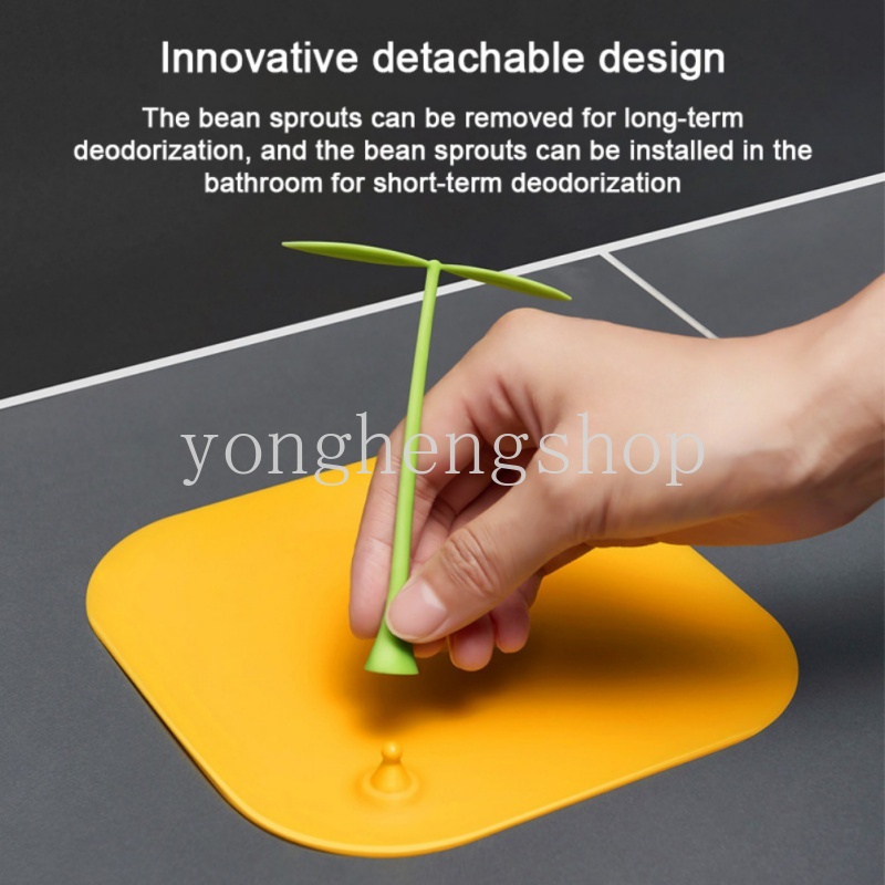 Nắp Đậy Cống Thoát Nước Bồn Rửa Chén / Sàn Nhà Tắm Hình Hạt Đậu Bằng Silicone Chống Muỗi / Côn Trùng Sáng Tạo