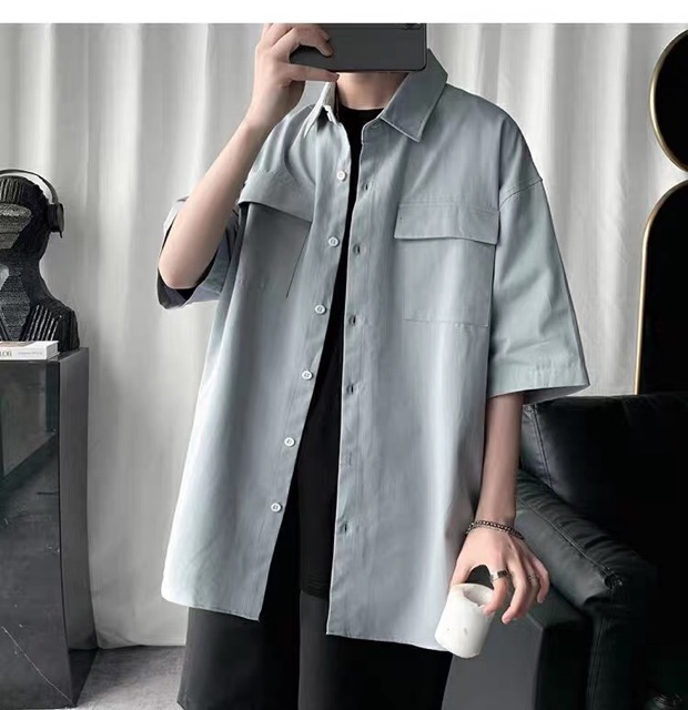 Áo sơmi tay ngắn có 6 màu | BigBuy360 - bigbuy360.vn