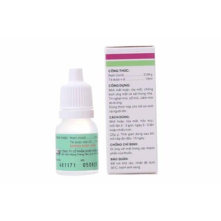 Dung dịch nhỏ mắt mũi EFTICOL (1 lốc 10 chai )