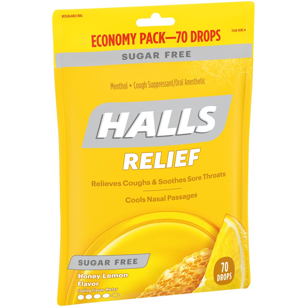 Kẹo ngậm Halls không đường