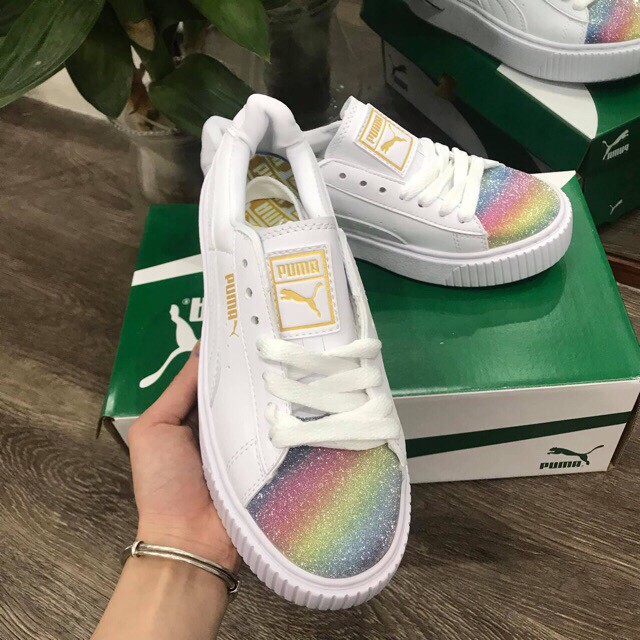 Giày Sneaker, Giày Thể Thao Nữ P.M 4 Màu Siêu Hot