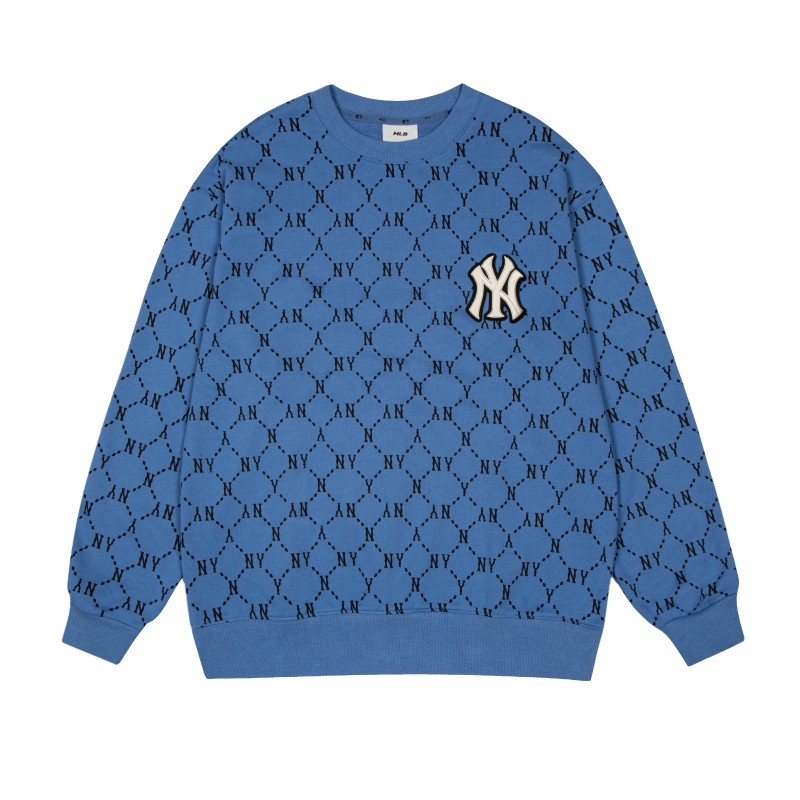 Áo sweater MLB chui đầu cổ tròn tay dài dáng rộng thời trang năng động dành cho cặp đôi | BigBuy360 - bigbuy360.vn