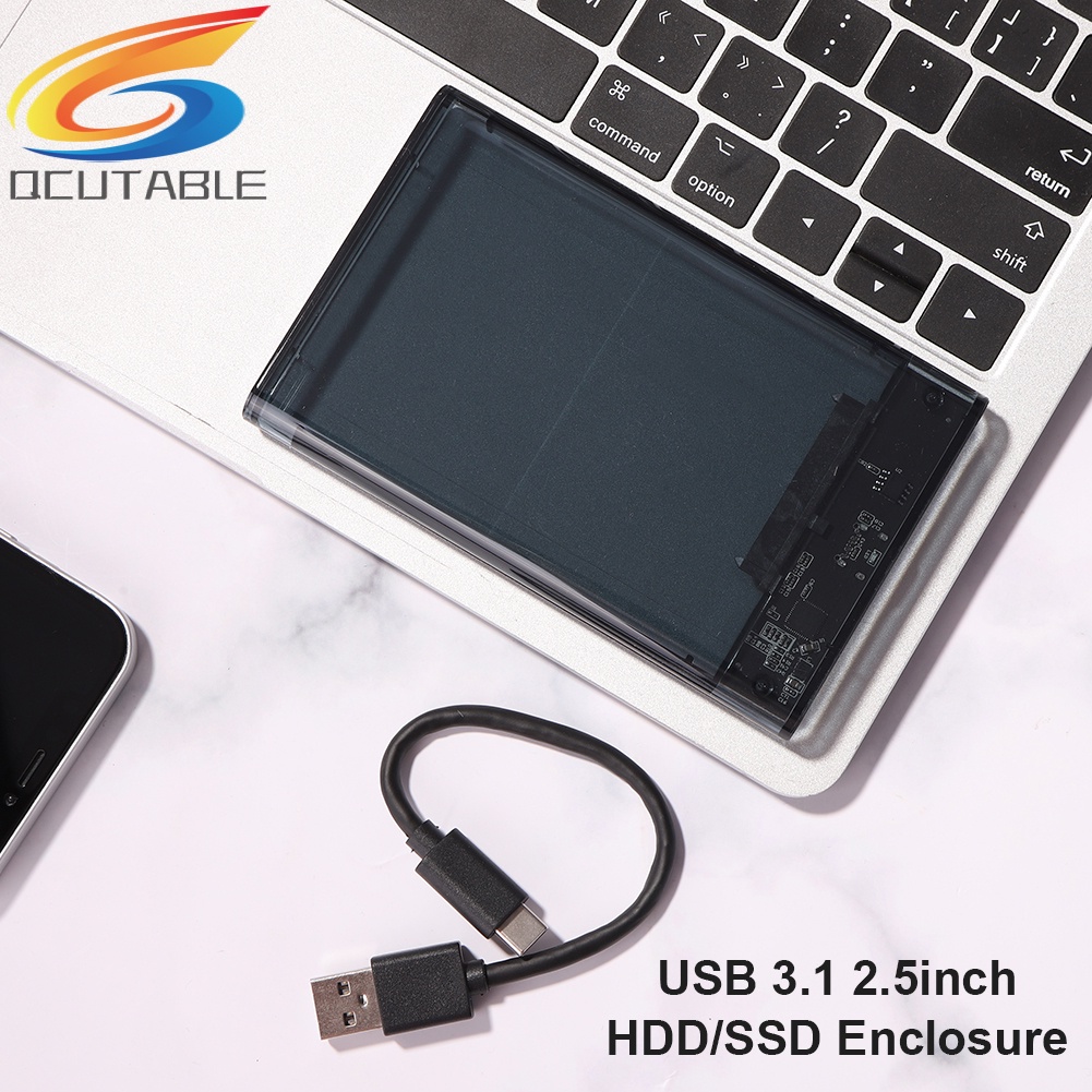 Vỏ đựng ổ cứng ngoài USB 3.1 Type-C 2.5 inch SATA HDD SSD
