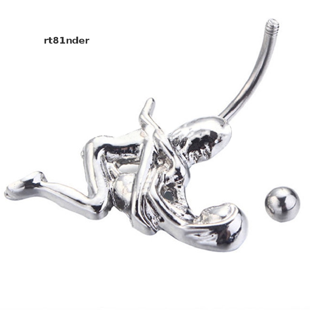 Khuyên Rốn Đính Đá Hình Trái Tim Thời Trang Gợi Cảm