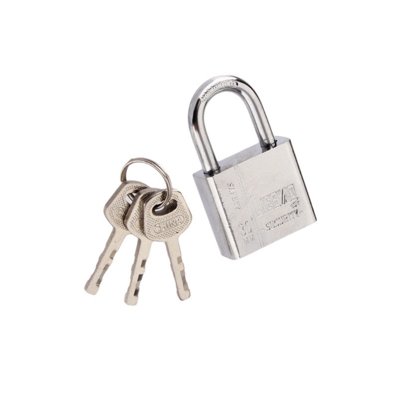 ✿ Ổ Khóa Cửa 3 Chìa Bằng Thép Không Gỉ 30mm