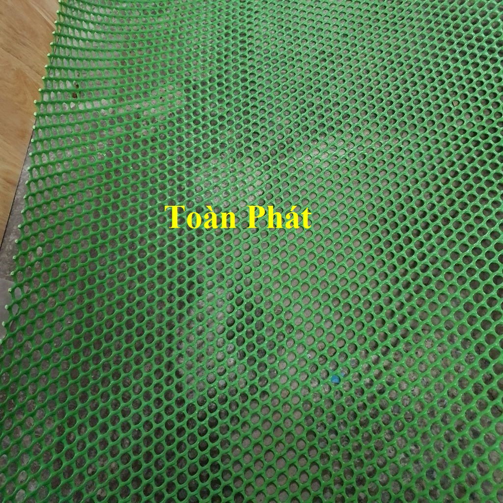 Lưới nhựa khổ cao 1,2m màu xanh lá mạ (mắt lỗ 1cm ,2cm) vây gà vịt