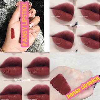 Son kem lì Pansy Red queen, không chì, son thiên nhiên chính hãng.