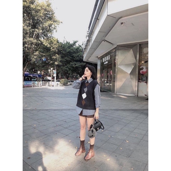 Bốt Da Phối Len QCCC