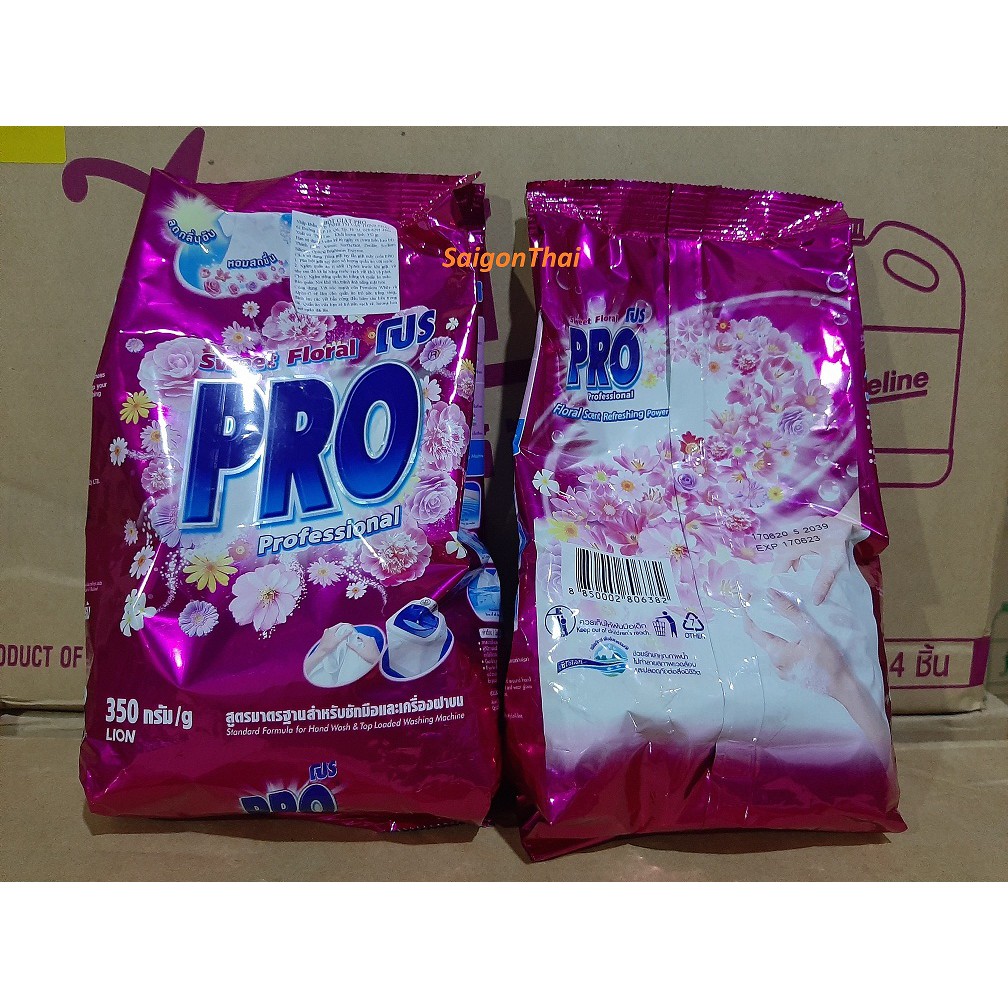 Bột giặt PRO 350gr - hàng Thái Lan LION
