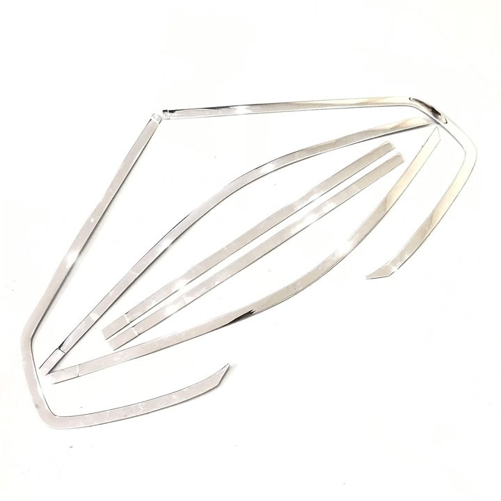 Bộ Nẹp Viền Cong Kính ,Chân Kính Inox Dành Cho Xe Ô Tô - Land Cruiser Prado