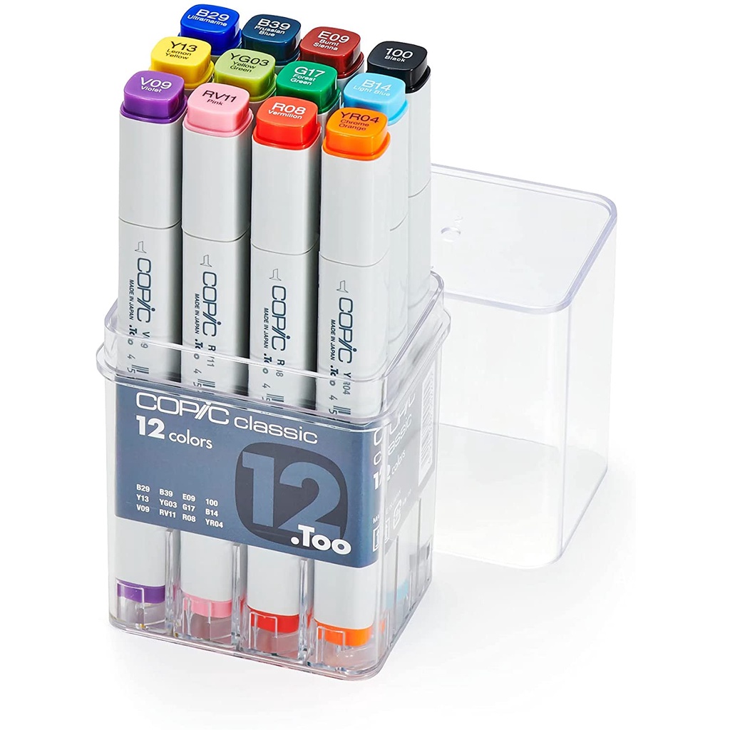 Màu Marker Copic Sketch bản quốc tế set 12, 36, 72 màu