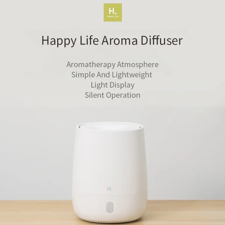 Xiaomi Youpin Happy Life Máy Xông Tinh Dầu 120ml Tạo Ẩm Ban Đêm Khuếch Tán Hương Thơm