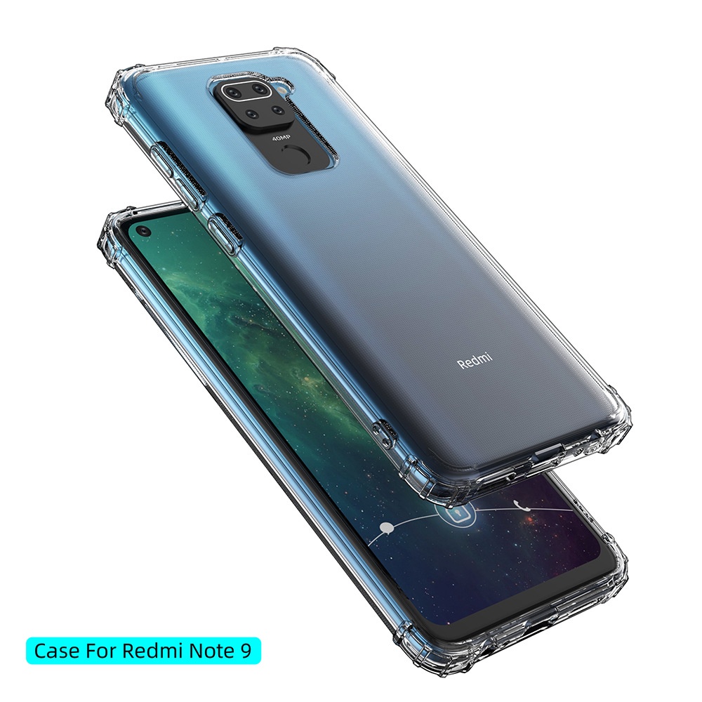 Ốp Redmi Note 7 Note 7 Pro Note 8 Note 8 Pro Note 9 9s 9Pro 9Promax (Mi Note 10) (Mi Note 10 Pro) Mi 10 Pro P Trong suốt