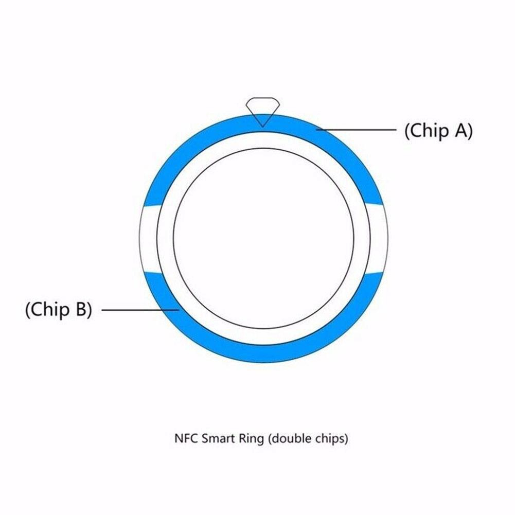 Nhẫn thông minh chống nước thông minh đa chức năng NFC cho công nghệ Android Finger đeo thông minh Finger kỹ thuật số