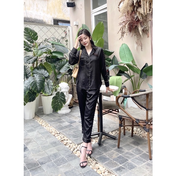 [ SIEUSALE ] Set Pyjama viền nổi cao cấp | BigBuy360 - bigbuy360.vn