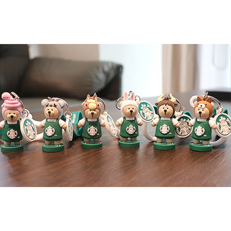 Móc khóa gấu Starbuck