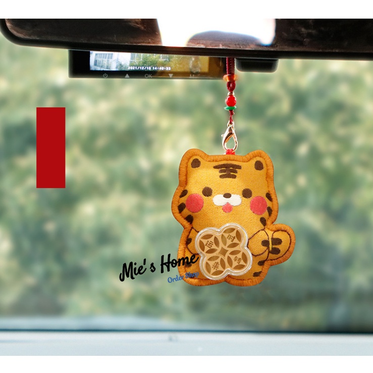 Bộ Kit Gói Nguyên Liệu Tự Thêu Tay Túi Thơm treo Trang Trí May Mắn Tài Lộc - Có vòng vàng xoay - DIY Handmade - Mie Shop