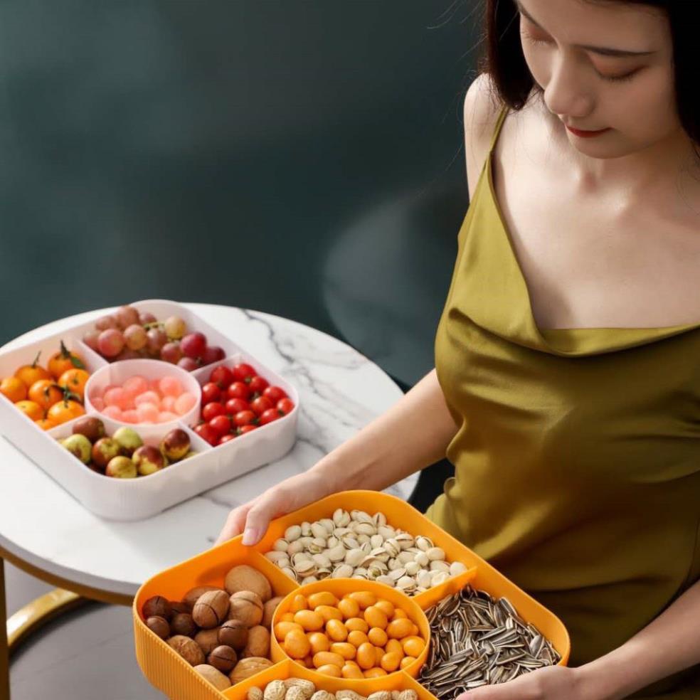 Khay mứt tết 2 tầng luxury cao cấp, hộp đựng bánh kẹo ngày tết, bộ sưu tập hộp đựng kẹo ngày tết 2022 sang trọng