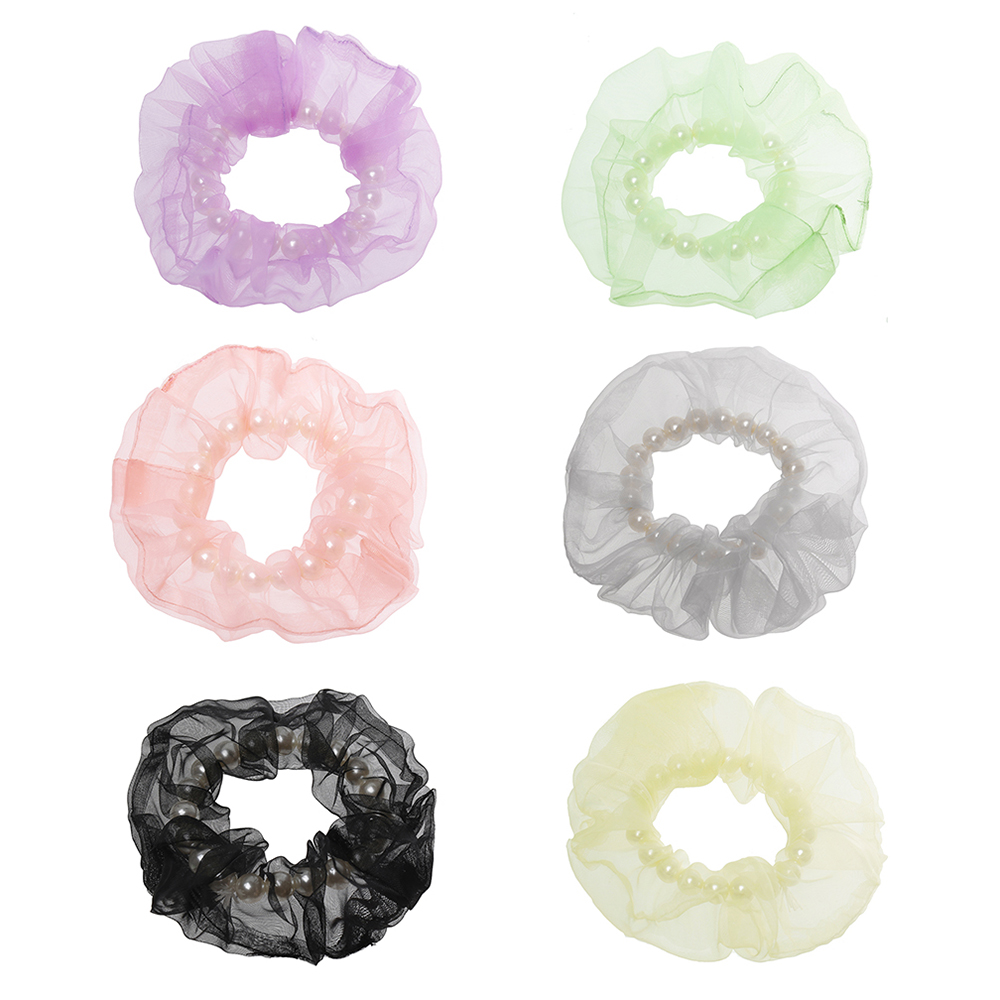 Dây Buộc Tóc Đính Ngọc Trai Giả Thời Trang Cho Nữ