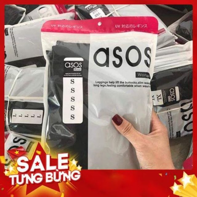 Legging ASOS nâng mông cotton dày dặn{Ảnh thật}
