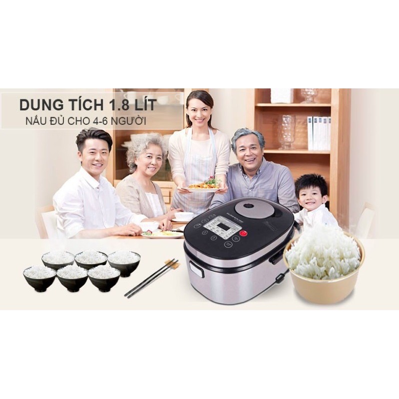 Nồi cơm điện tử Sunhouse mama 1.8 lít SHD8903