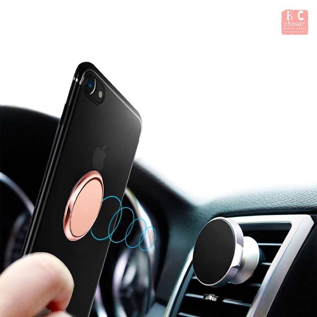 Vòng nhẫn bằng hợp kim kẽm hít nam châm dùng làm giá đỡ điện thoại