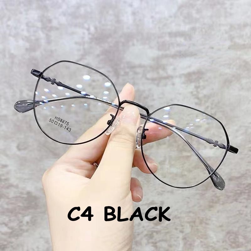 Kính Bảo Vệ Mắt Gọng Kim Loại Chống Ánh Sáng Xanh Cho Nam Nữ