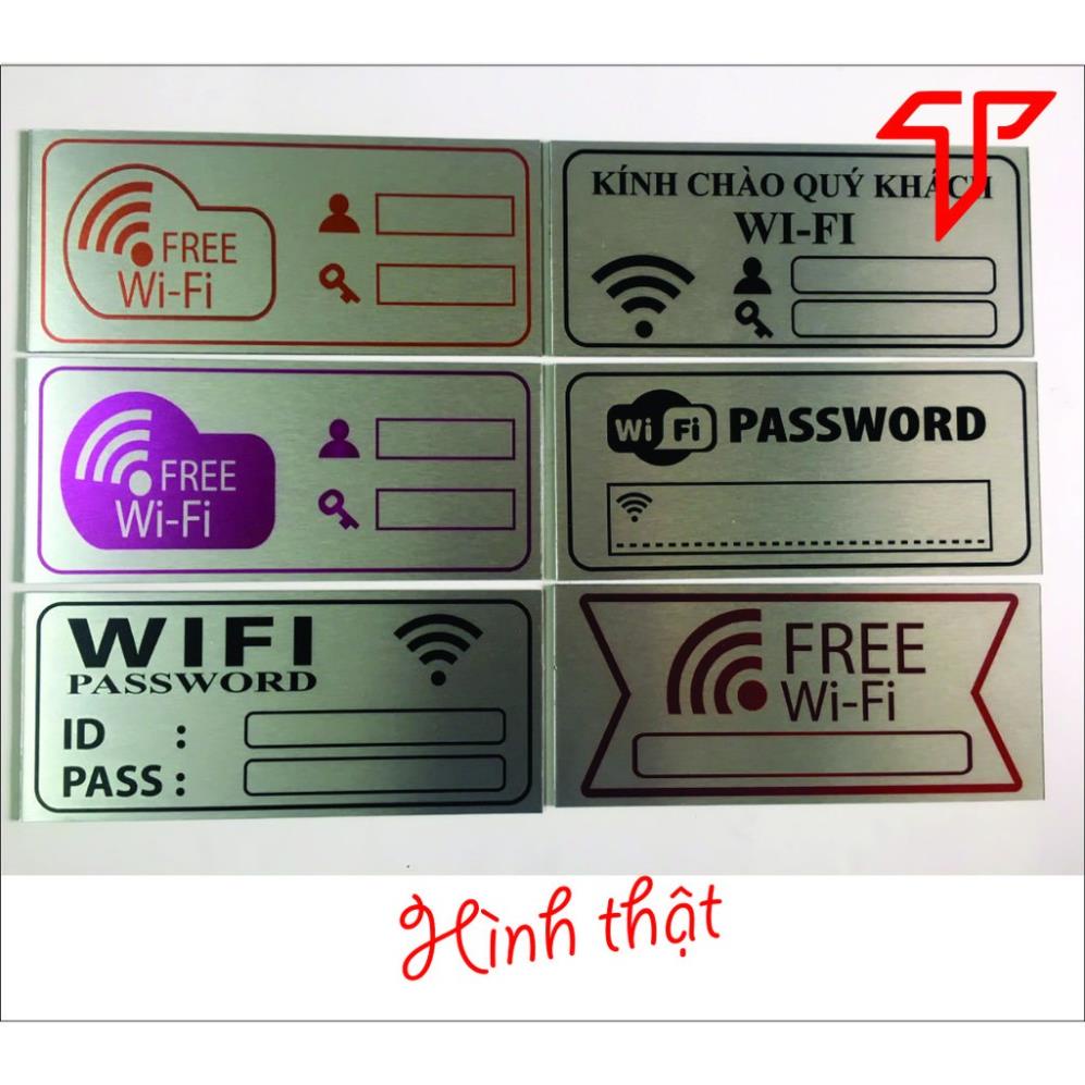 Biển WIFI, BẢNG wifi quán ăn, wifi nhà hàng, biển wifi dùng cho quán cà phê