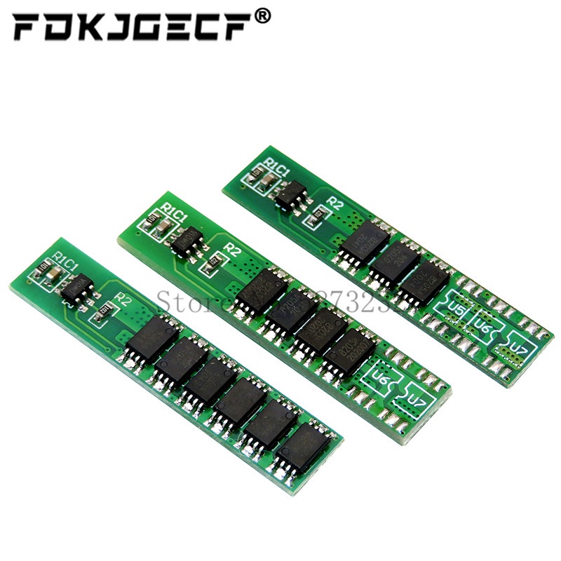 Bảng Mạch Bảo Vệ Pin Lithium Lion 18650 1S 7.5A 10A 15A 3.7V Li-ion 3 Mos 4 Mos 6 Mos BMS PCM