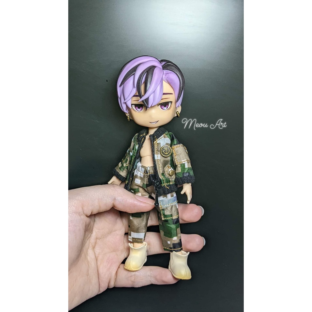 Mô hình tóc part nhân vật Ran Haitani anime manga Tokyo Revengers nendoll nendoroid ob11 ymy ddf dod