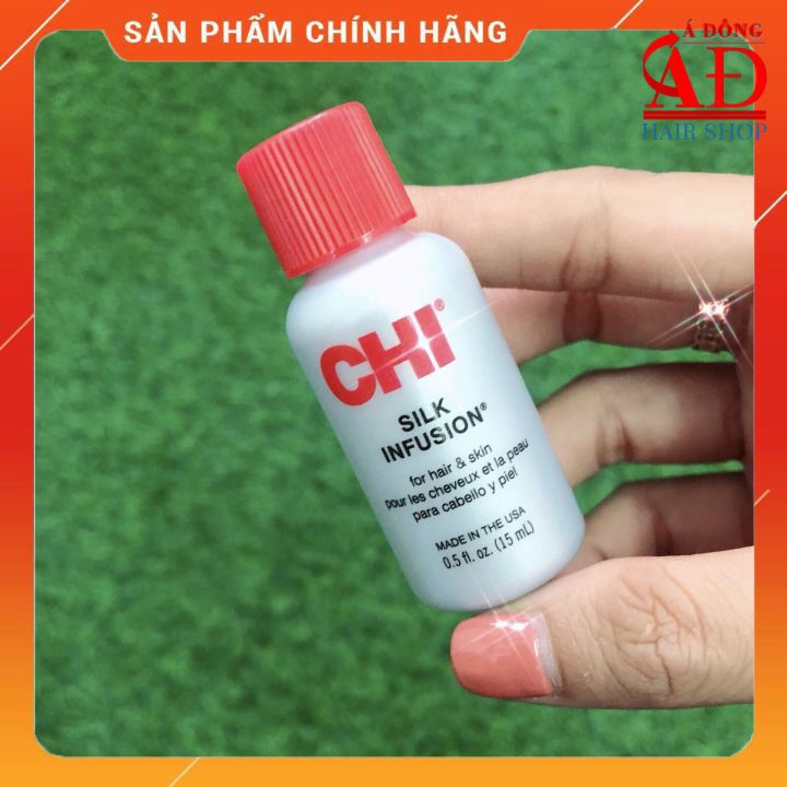 [Chính hãng] [Siêu rẻ] Tinh dầu dưỡng bóng tóc CHI Infusion USA (chai mini 15ml)