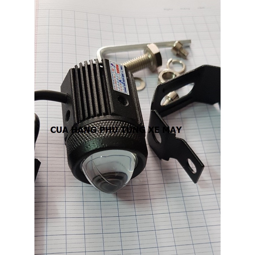 ĐÈN TRỢ SÁNG BI CẦU NHỎ GẮN CHÂN GƯƠNG - GIÁ 1 CÁI - ĐÈN COS VÀNG PHA TRẮNG