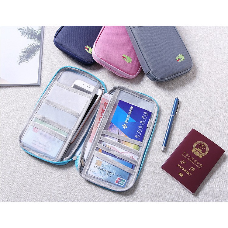 Ví đựng đồ 💓FREESHIP💓  Ví đựng passport và giấy tờ khác khi đi du lịch nhỏ gọn tiện lợi  3385