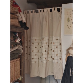 𝑹𝒆̀𝒎 𝑮𝒂̂́𝒖 𝑵𝒂̂𝒖 - rèm thô mộc + xô muslin organic.