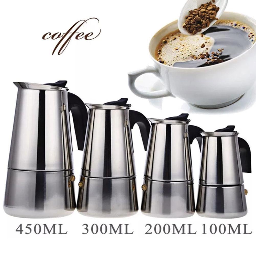 1 Bình Pha Cà Phê 100 / 200 / 300 / 450ml Espresso Moka K3R4