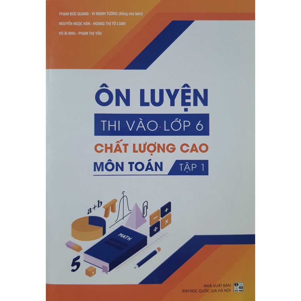 Sách - Combo Ôn luyện thi vào lớp 6 chất lượng cao môn Toán