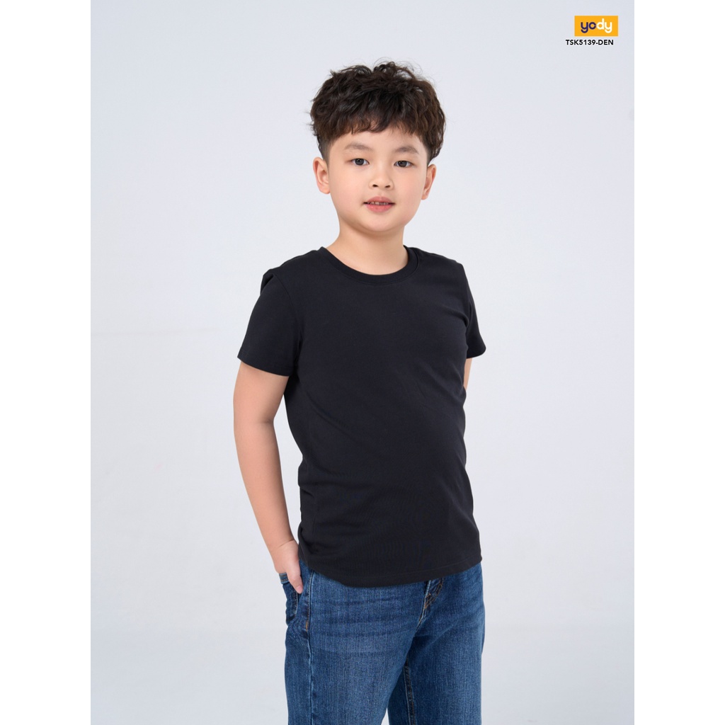 Áo Thun Cộc Tay YODY T-Shirt Trẻ Em Cotton USA Phiên Bản Premium TSK5139