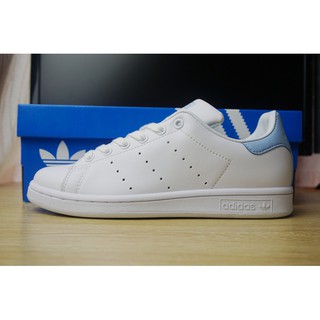 [TẶNG FULLBOX + TẶNG LỌ VỆ SINH GIÀY] Giày Adidas Stansmith Gót Xanh Dương Nữ