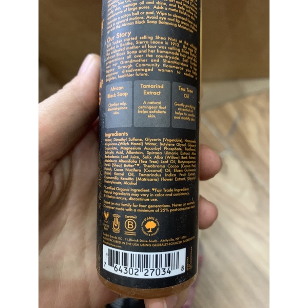 Toner Nước hoa hồng Shea moisture