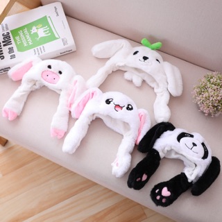 Mũ thú tai giật doll 20cm