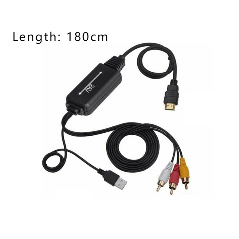 Cáp Chuyển Đổi Alli 1 8m 1080P HDTV Sang 3RCA Cho Hệ Thống Rạp Phim Gia Đình