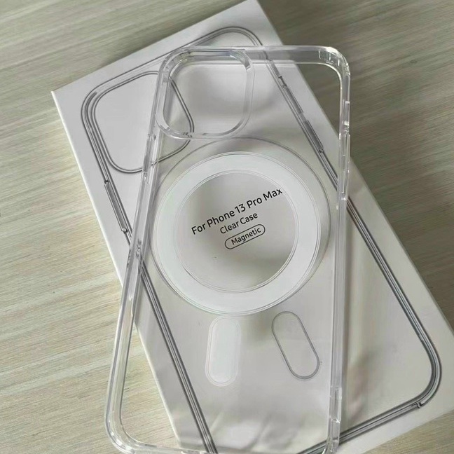 Ốp Điện Thoại Mềm Mạ Điện Từ Tính Chống Sốc Magsafing Cho IPhone 8plus đến 14promax