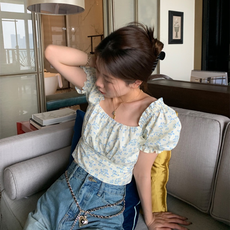 Áo Croptop Tay Ngắn Cột Dây Thời Trang Mùa Hè Quyến Rũ Cho Nữ