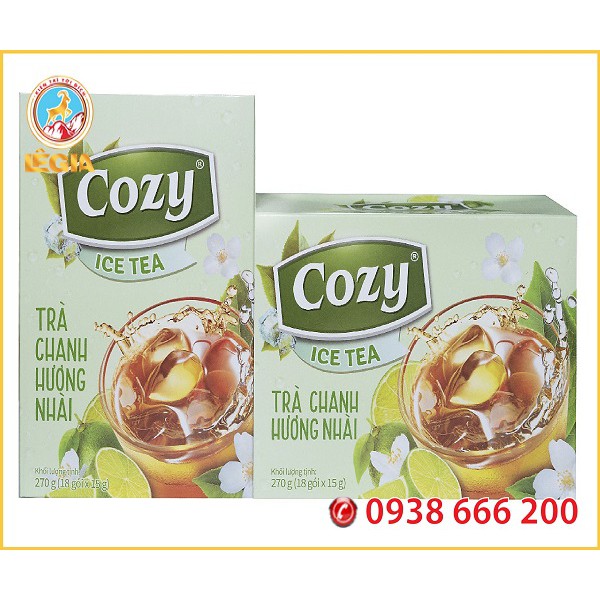 Trà COZY Chanh Hương Nhài Hòa Tan 270G - COZY JASMINE LEMON ICE TEA